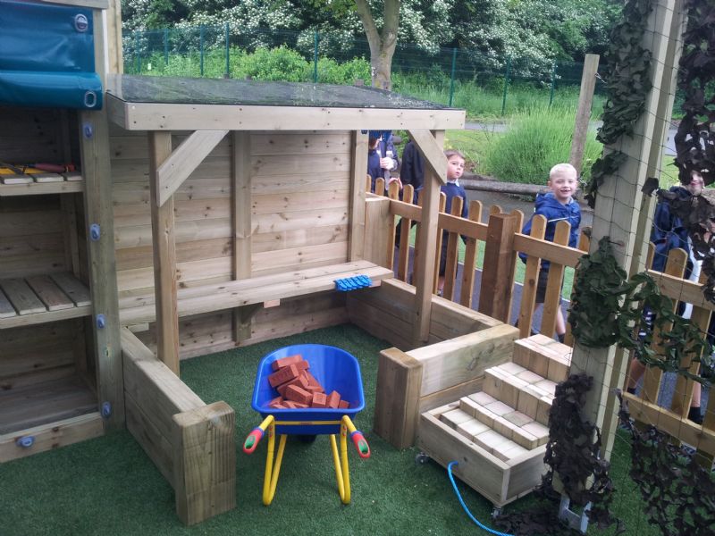  Now the children have a builders area