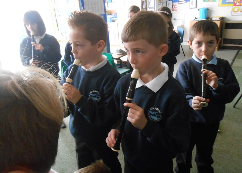 Class 2/3CO have been learning to play the recorder with Mrs Carter. They can play & read different musical notes, recognise length of notes & rests and have listened carefully playing musical games like Doggy Doggy!