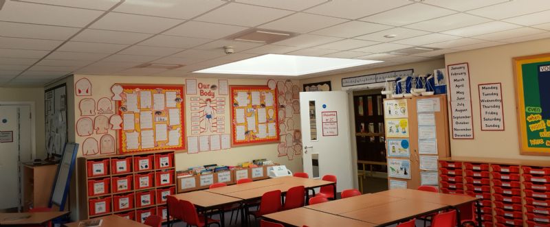 Year two classroom 